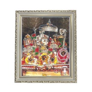 Satvik Durga Ma, Jai Ambe, Forms Of Goddess Durga Photo Frame For Navratri Pooja, Designer Wooden Wh