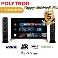 POLYTRON 32 Inch SMART TV Polytron 32 inch ANDROID TV POLYTRON PLD32TAG5959 POLYTRON SPEAKER TOWER A