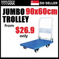 foldable trolley hand truck bearing platform car trolley ( handle trolley)
