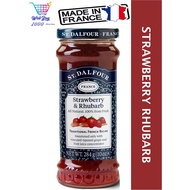 (NEW ARRIVAL) ST. DALFOUR JAM STRAWBERRY & RHUBARB 284G (JEM BUAH) (果酱)