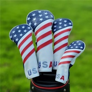 American Style Wood Cover Golf Club Cover Head Cover Putter Cover Cover Ball Head Protective Cap Cov