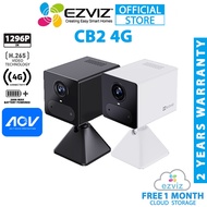 Ezviz CB2 4G 3MP Two Way Talk Motion Detection 4G LTE Battery Powered Smart Home Indoor Security CCT