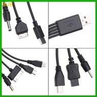 Universal USB To Multi Plug Cellpahone Charger Cable 10 in 1 USB Cable 20CM