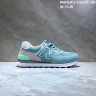 優選 HL152款 新百倫 New balance NB574系列 豬八革 內里加毛 復古運動跑鞋 Size：36-39 價格1300元(17A2)