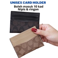 TEMPAT LETAK KAD CARD HOLDER COACH MEN CARD HOLDER WOMEN CARD HOLDER TEMPAT SIMPAN KAD DOMPET KAD BA