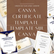 Template Sijil Canva | Canva Certificate Template | Harga Murah🔥