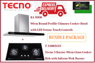 TECNO HOOD AND HOB BUNDLE PACKAGE FOR ( KA 9008 &amp; T 3388TGSV) / FREE EXPRESS DELIVERY