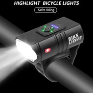 ไฟจักรยาน LED 1200LM T6 10W 6โหมดชาร์จ USB ได้จักรยานเสือภูเขาชุดไฟหน้ารถจักรยานไฟจักรยานกันน้ำกลางแจ้ง
