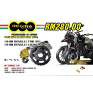 REGINA BENELLI TRK 251 LEONCINO 250 ABS TRK251 Sprocket Chain Kit