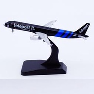 JC Wings 1:400 合金 飛機模型 亞洲航空 空客A321-200P2F 9M-TLA