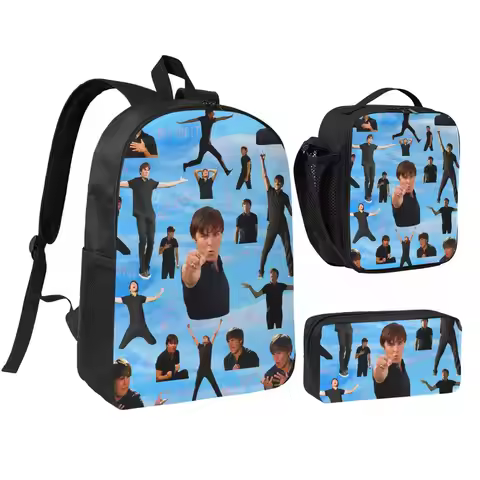Zac Efron Troy Bolton Bet On It High School Musical Backpack BookBag School Bag Laptop Shoulder Bags