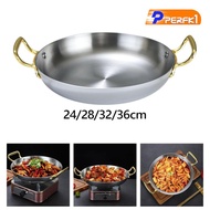 [Perfk1] Korean Ramen Pot Kimchi Soup Pot Induction Cooker Gas Household Seafood Pot Stainless Steel