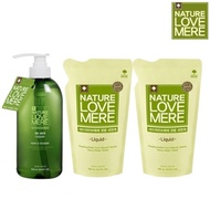 Nature Love Mere Baby Bottle Cleanser 1 liquid container + 2 refills