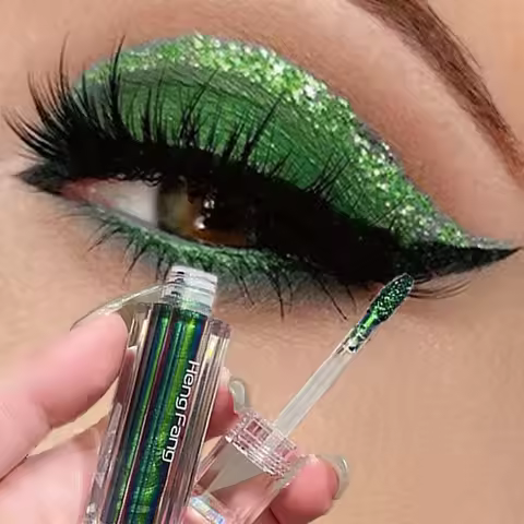 Chameleon Liquid Eyeshadow Eyeliner Sparkling Liquid Eye Shadow Metallic Shining Eye Shadow Liner Ma