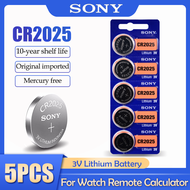 【ส่งของจากประเทศไทย】BEATY 5PCS 100% แท้ SONY CR2032 Lithium ถ่านกระดุม 3V Sony ถ่านกระดุม เครื่องชั่งน้ำหนักดิจิตอล เครื่องคิดเลข รีโมทรถยนต์ ราคาส่ง!!