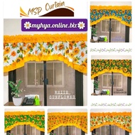 living room curtain/msp curtain/door curtain/sunflower design curtain