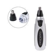 Nose &amp; Ear Hair Trimmer ที่ตัดขนจมูกไฟฟ้า เครื่องตัดขนจมูก กรรไกรตัดจนจมูก และขนหู ที่ตัดขนหู  ปิดในตัว ใช้ถ่าน 2A 2ก้อน