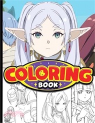 Frieren Beyond Journey's End Coloring book for kids and Teens: Frieren Coloring book - Clear and Easy Coloring Designs for Kids and Teens