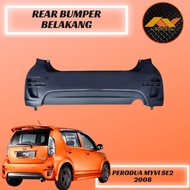 Perodua Myvi Se 2 Se2 2008-2010 Rear Bumper Belakang PP Material Plastik 100% High Quality