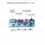 Kit modul mp3 bluetooth + fm radio/pcb drive speaker bluetooth/modul