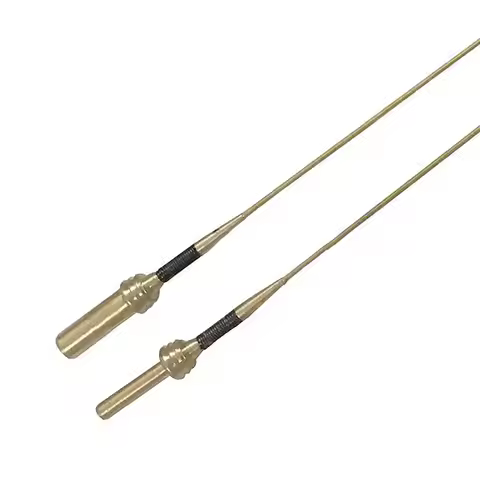 2Pcs 22.5cm Metal Receiving Antenna Big Hole & Small Hole For Henglong 1/16 RC Tank 3889 German Leop