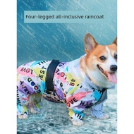 dog raincoat dog raincoat waterproof Dog Raincoat Teddy Four Legs All-inclusive Waterproof Bixie Bel