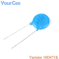 【Popular】 20pcs/5pcs Varistor 10D471K 10D-471K 10D471 Varistors 470V Metal Voltage Dependent Resisto
