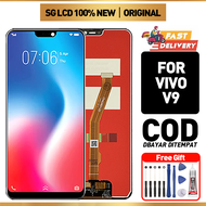 LCD VIVO V9 Original lcd hp Layar Sentuh Fullset ori 100% Glass Touchscreen Digitizer COD Pengiriman