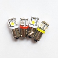 B9 Motorcycle Small Bulb 12V24V Fog Bulb LED Button Indicator Light Mount Lamp Bead led Bulb E10B9