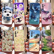 For Huawei Nova 7 SE P40 Lite 5G Case CDY-NX9B Soft TPU Silicone Clear Jelly Painted Phone Casing