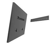 Mount Plus MP-NS400 No Stud Tilt TV Wall Mount | Quick Studless Install with No Drill | Low Profile