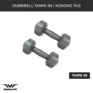 Wannalife 7kg Plastic Dumbbell | Barbell Barbell Dumbell Empty 7 kg