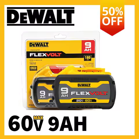 100% Dewalt 20V/60V Max Flexvolt Power Tool Battery, DCB609 High-capacity 21700 Lithium-ion Battery 