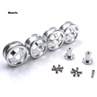 Metal Upgrade Shock-Proof Wheel Hub Rim for B1 B16 B24 B36 C14 C24 1/16  RC Truck with
