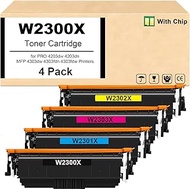 (with Chip) Remanufactured 230X W2300X W2301X W2303X W2302X Toner Cartridge Works for Pro 4203dw 420