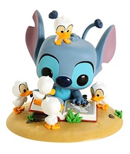 Funko POP! Disney: Lilo & Stitch - Stitch with Ducks Deluxe #636 Exclusive Bundled with Free PET Com