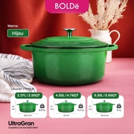 BOLDë UltraGran Enameled Dutch Oven Bolde Cast Iron Casserole Pan Enamel Casserole