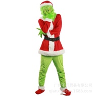 ชุดคอสเพลย์ วันคริสต์มาส คองตูม Halloween cosplay costume Santa Claus Grinch Green Haired Monster Gr