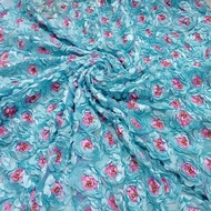 BAHAN/KAIN TILE BUNGA MAWAR MUTIARA