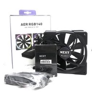 【皇運】NZXT恩杰Aer RGB 2代風扇RF-AR140-FP 140mm14CM電腦冷排機箱風扇