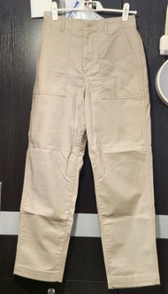 Uniqlo 女裝工裝褲 米色