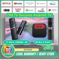 Xiaomi Mi TV Stick 1080P  4K  Mi Box S 2nd Gen Box Media Player Android TV Android Box Youtube Netflix DisneyHotstar