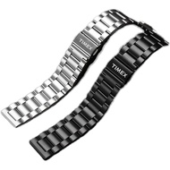 Timex Timex Timex T49905 Male T49963 Series Black Solid Stainless Steel Watch Strap 20mm Steel Band 