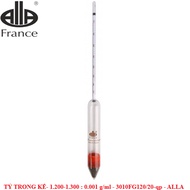 Hydrometer 1,000-1.300: 0.001 g/ml Tp 20 C, Code: 3010FG120/20-qp, Brand: ALLA FRANCE, 100% new