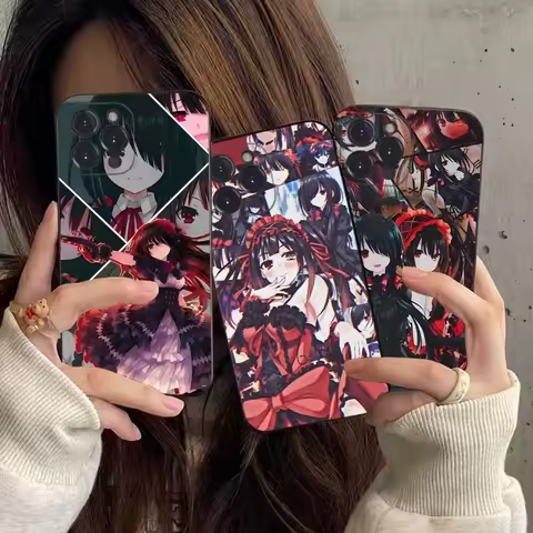 Kurumi Tokisaki Date A Live Phone Case For iPhone 15 14 11 12 13 Mini Pro XS Max Cover 6 7 8 Plus X