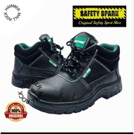 SAFETY SPARK SAFETY SHOES / LACE UP SAFETY BOOTS STEEL TOE CAP/STEEL PLATE/BLACK