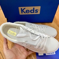 KEDS New!!! Shoes Women Ace Leather White WH56857 Size 36 Only Original Official Store