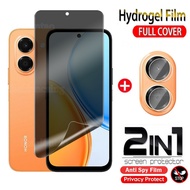2 in 1 Privacy Soft Hydrogel Screen Front Film For Honor X7e X7 e X 7e X7E HonorX7e 4G 5G 2026 Camer