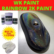 WK ASIA 2K AUTOMOTIVE RAINBOW PAINT SPECIAL COLOR RAINBOW PAINT 1L/0.5L/0.25L(READY STOCK)