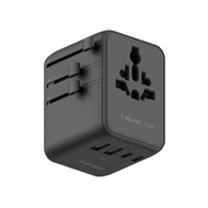 [全新行貨現貨] Momax 1-WORLD² 70W 雙 AC 五 USB GaN 全球轉換插座 / Momax 1-WORLD2 70W